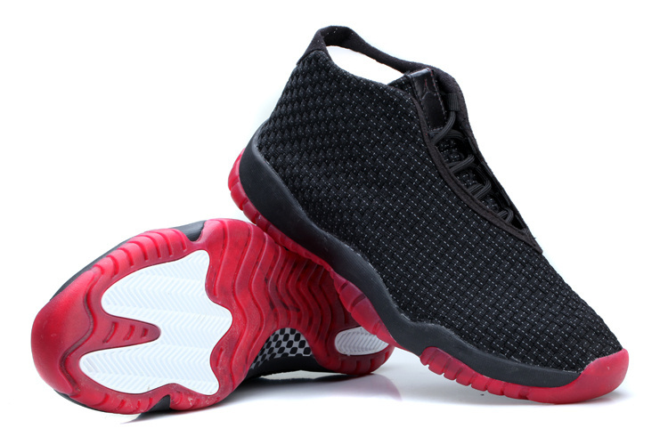 2014 Womens Jordan Future Glow Black Red Shoes
