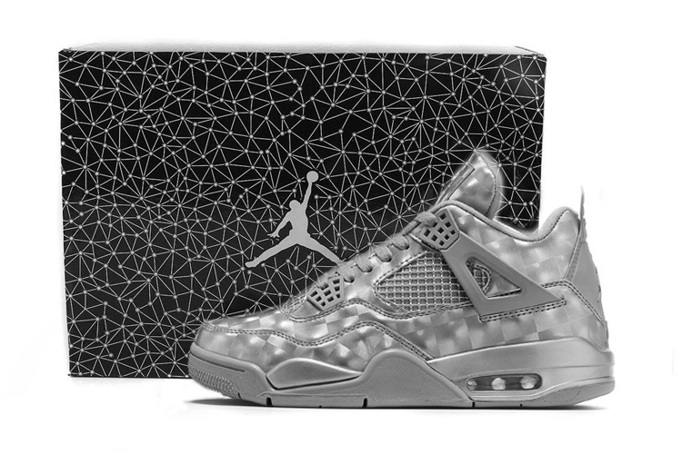 2015 Air Jordan 3D MATRIX 3D Grey Silver Shoes