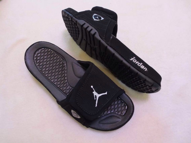 2015 Jordan 5 Massage Sandal All Black