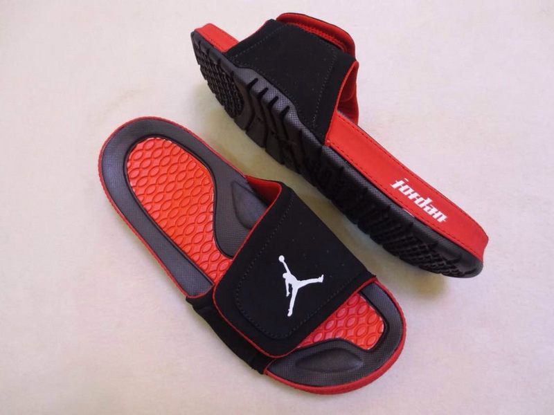 2015 Jordan Hydro Sandal Black Red White