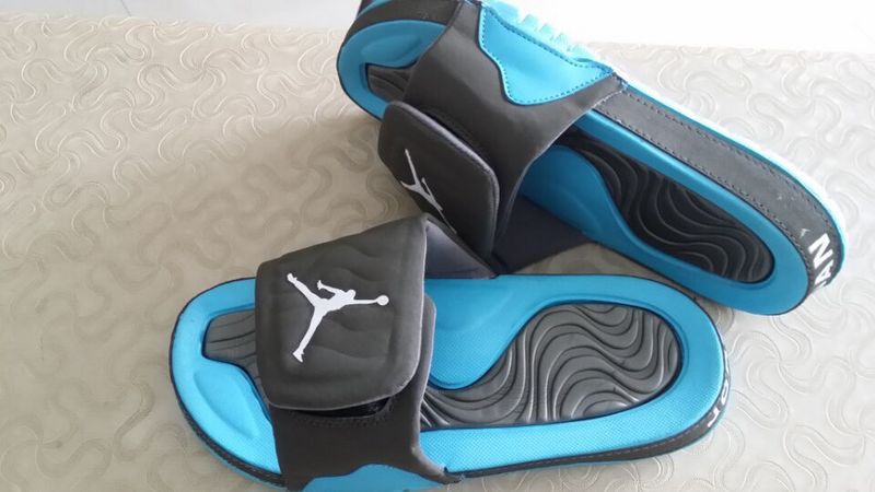 2015 Jordan Massage Black Blue Sandal