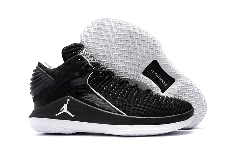2017 Air Jordan 32 Low Black White Basketball Shoes