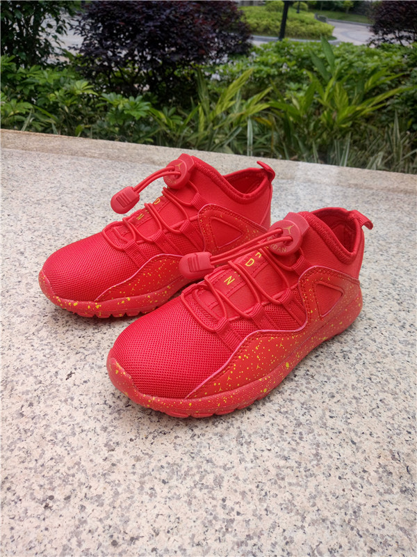 2017 Kids Jordan Mesh All Red Shoes