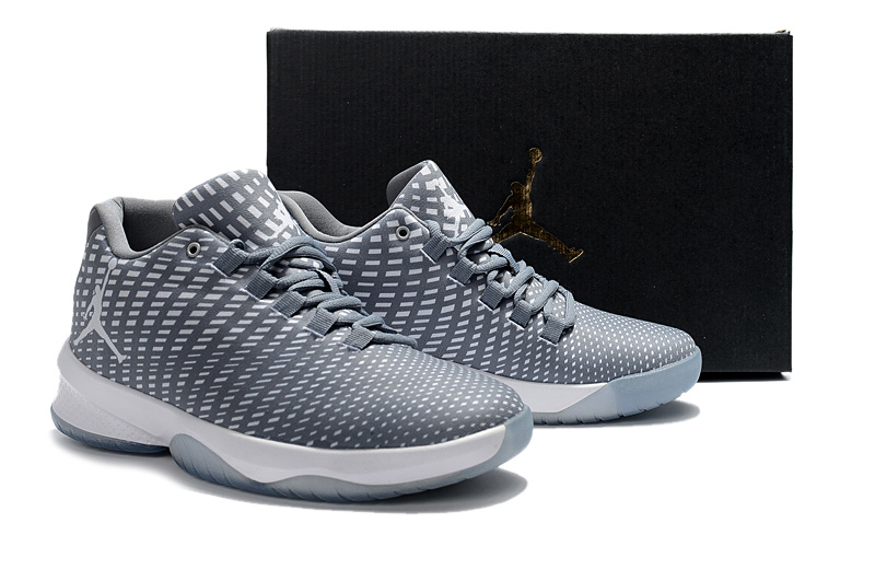2017 Men Grey Jordan Basketball Shoes