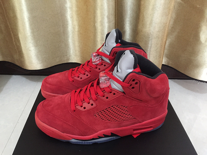2017 Men Jordan 5 Retro All Red Shoes