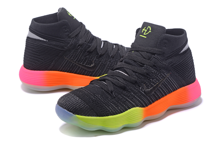 New Nike Hyperdunk 2017 Black Colorful Basketball Shoes