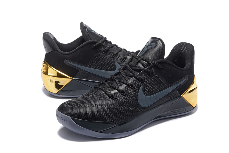 2017 Nike Kobe 12 AD Black Gloden Shoes