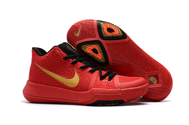2017 Nike Kyrie 3 Dymanic Red Basketball Shoes