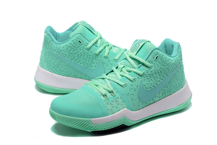 2017 Nike Kyrie 3 Light Green Baketball Shoes