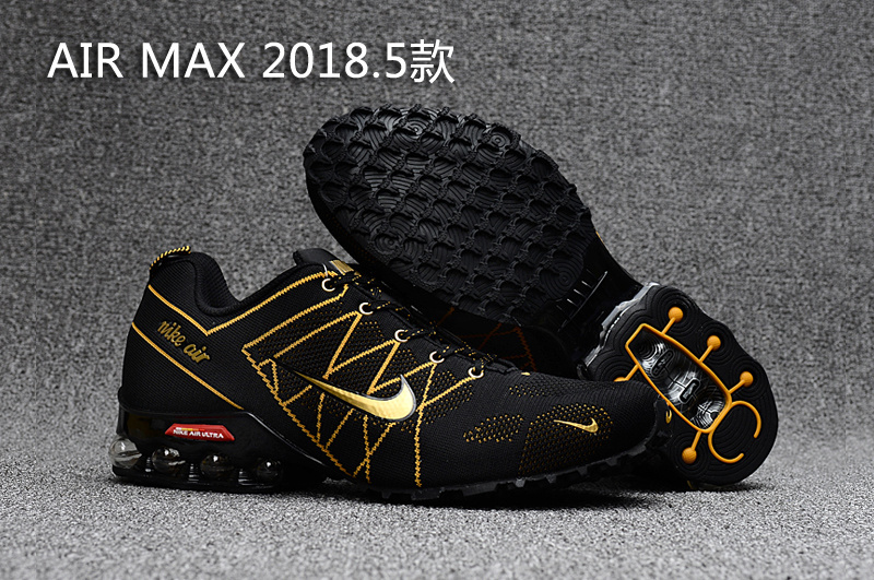 2018 Nike Shox Black Yellow Shoes