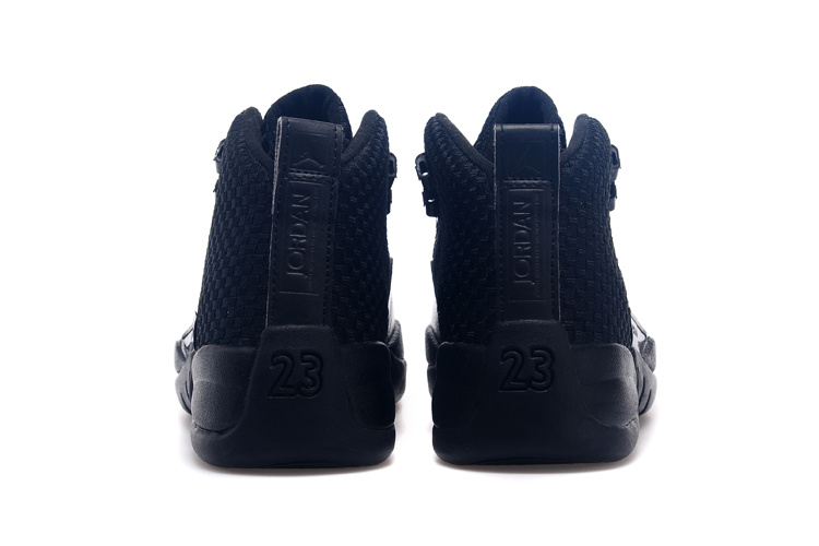 Air Jordan 12 Future All Black Shoes - Click Image to Close