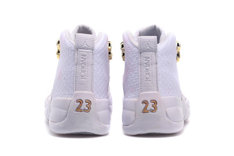 Air Jordan 12 Future All White Shoes - Click Image to Close
