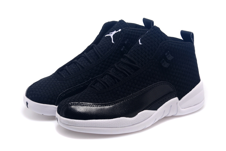 Air Jordan 12 Future Black White Shoes - Click Image to Close