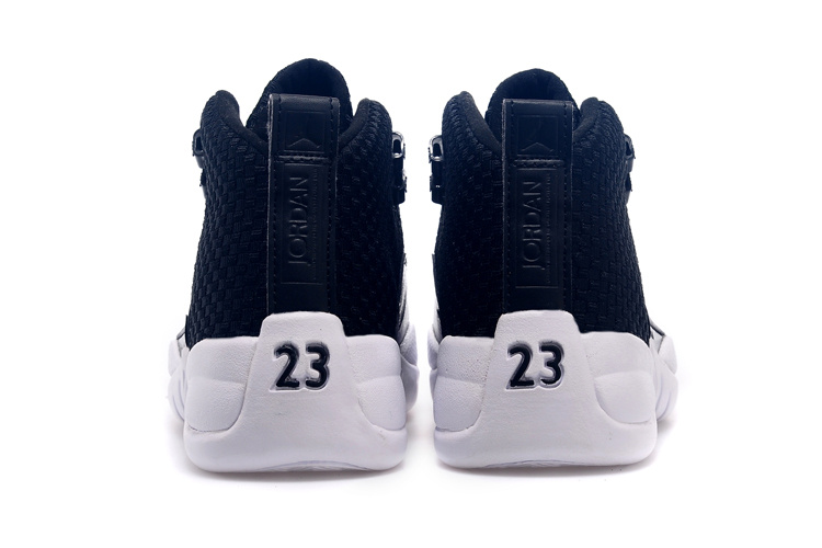 Air Jordan 12 Future Black White Shoes