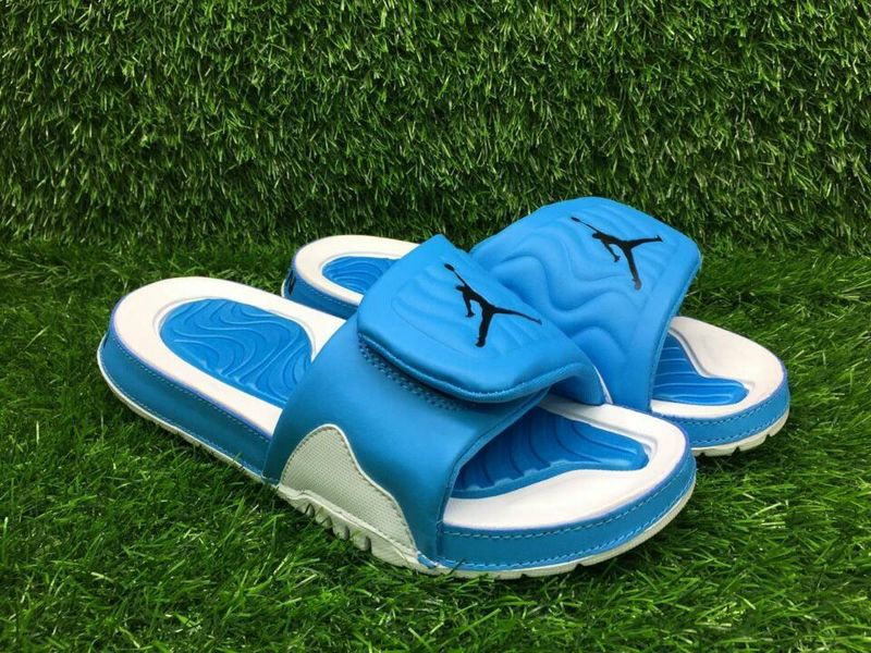 Air Jordan 4 Hydro Blue White Sandal
