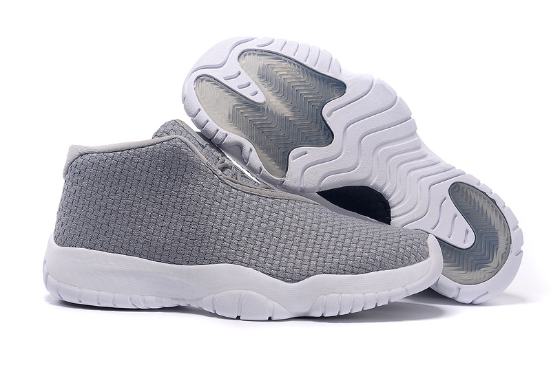 Air Jordan Future Grey White Shoes - Click Image to Close