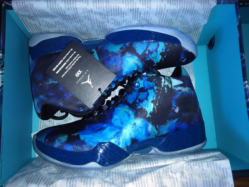 Air Jordan XX9 The Yesr Of Goat Ink And Wash Blue Shoes