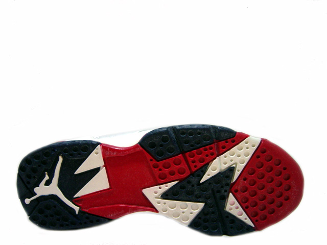 Classic Air Jordan 7 og Olympics White Midnight Navy True Red Shoes