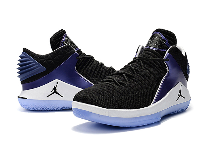 Air Jordan 32 Low Black Purple Shoes