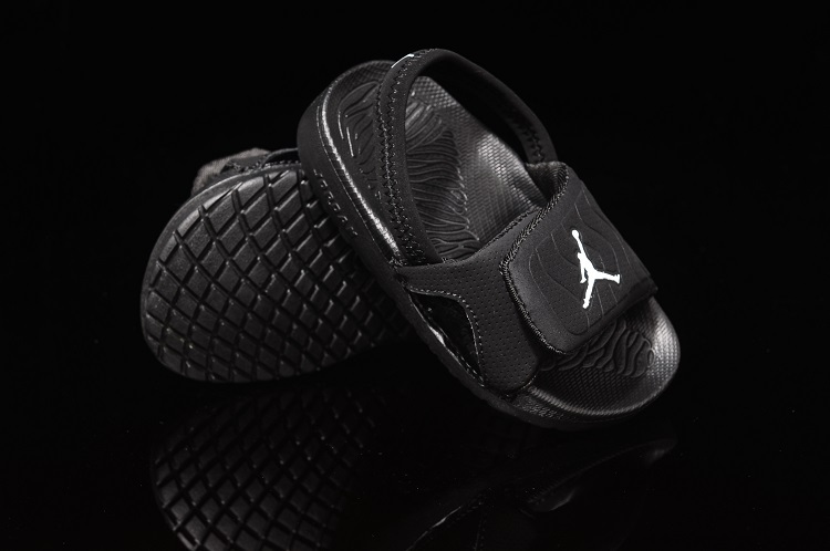 Kids Air Jordan Massage Hydro All Black Sandal