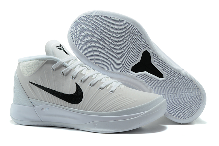 Nike Kobe A.D Mid Black White Basketball Shoes