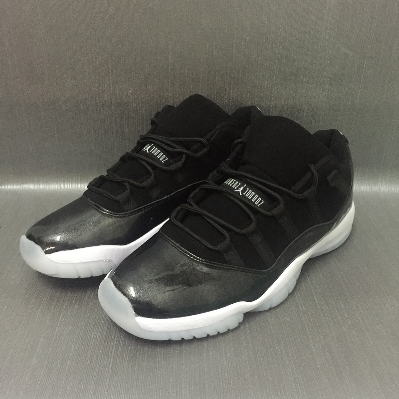 2017 Air Jordan 11 Low Black Grey White Shoes