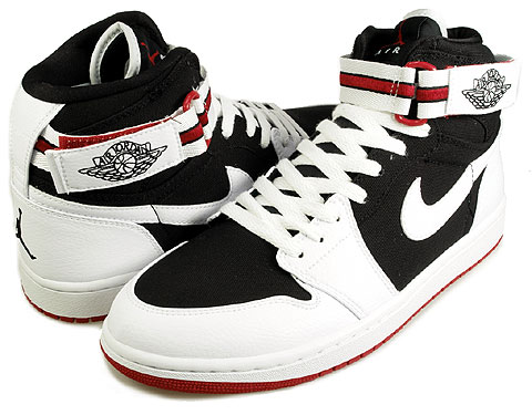 Meaningful Air Jordan 1 Retro High Strap White Black Arsity Red Shoes