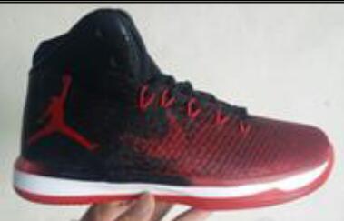 Men Air Jordan 31 Red Black Basketball Shoes