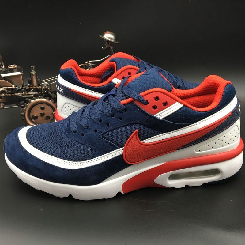 Men Air Max Premium BW 25TH Blue Red Shoes - Click Image to Close
