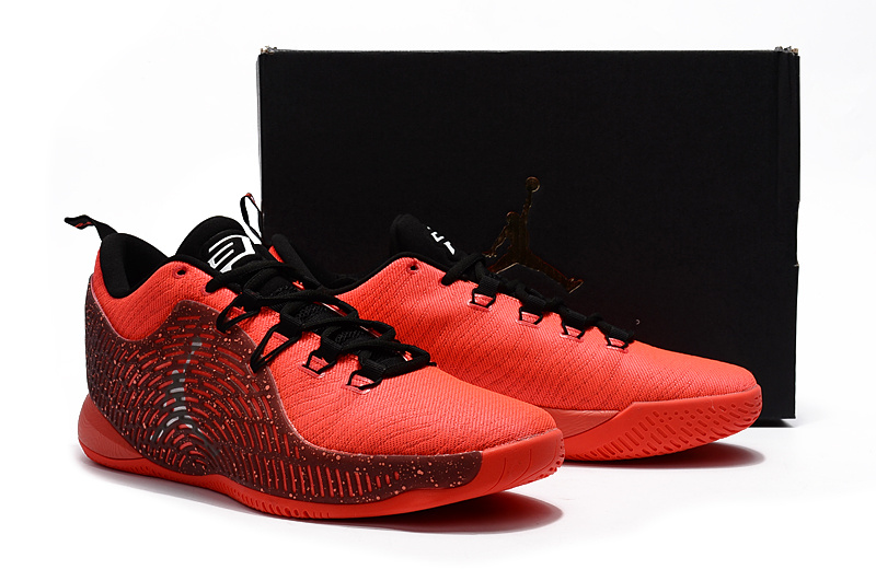 Men Jordan CP3 XI Red Black Basketball Shoes