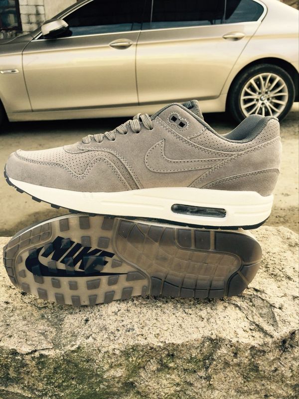 Men LAB Air Max 1 Deluxe Brown Shoes