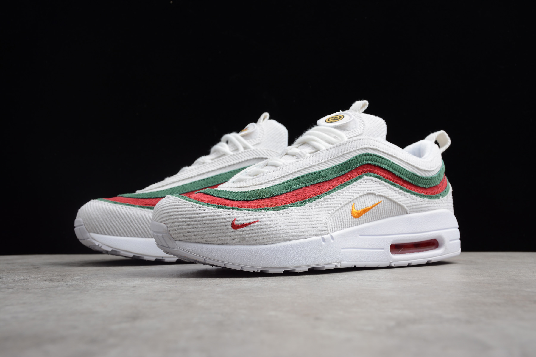 WMNS Nike Air Max 1 97 VF SW White Red Green