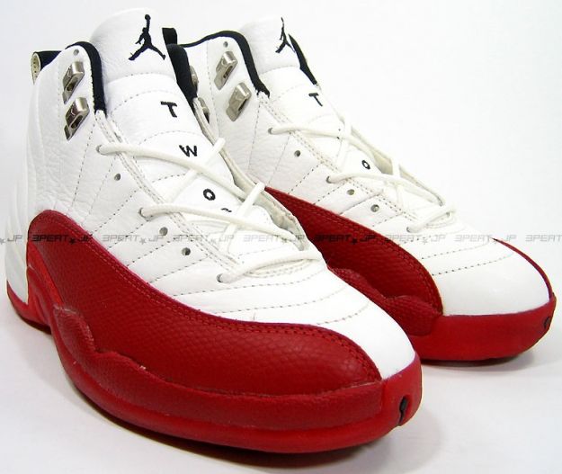 Michael Jordan 12 og White Varsity Red Black Shoes - Click Image to Close