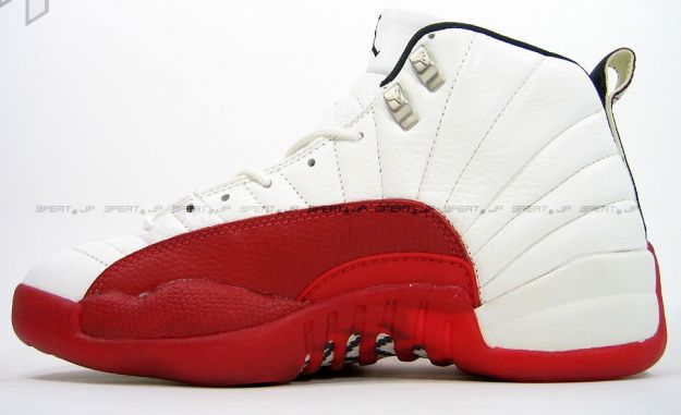 Michael Jordan 12 og White Varsity Red Black Shoes