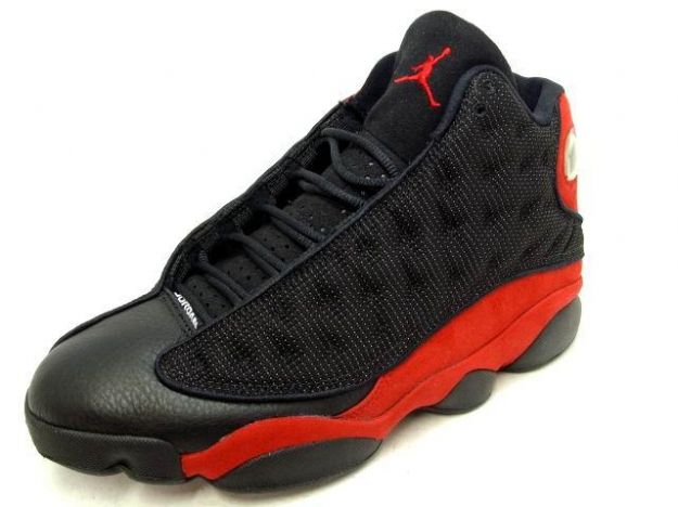Michael Jordan 13 Original Black Varsity Red Shoes - Click Image to Close