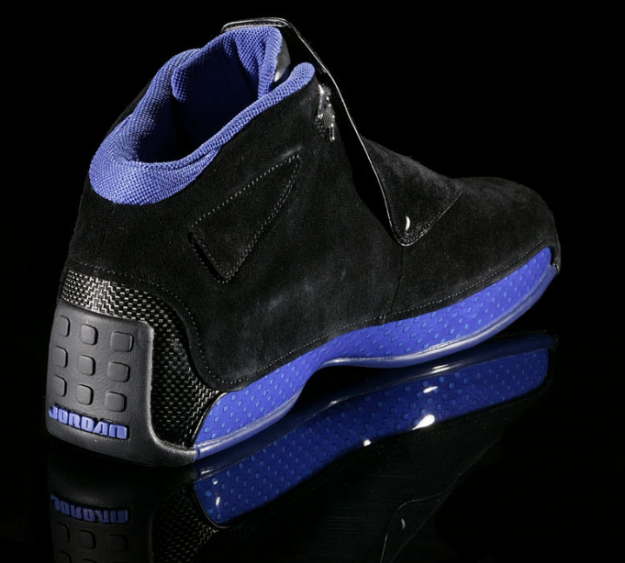Michael Jordan 18 OG Black Royal Blue Shoes - Click Image to Close