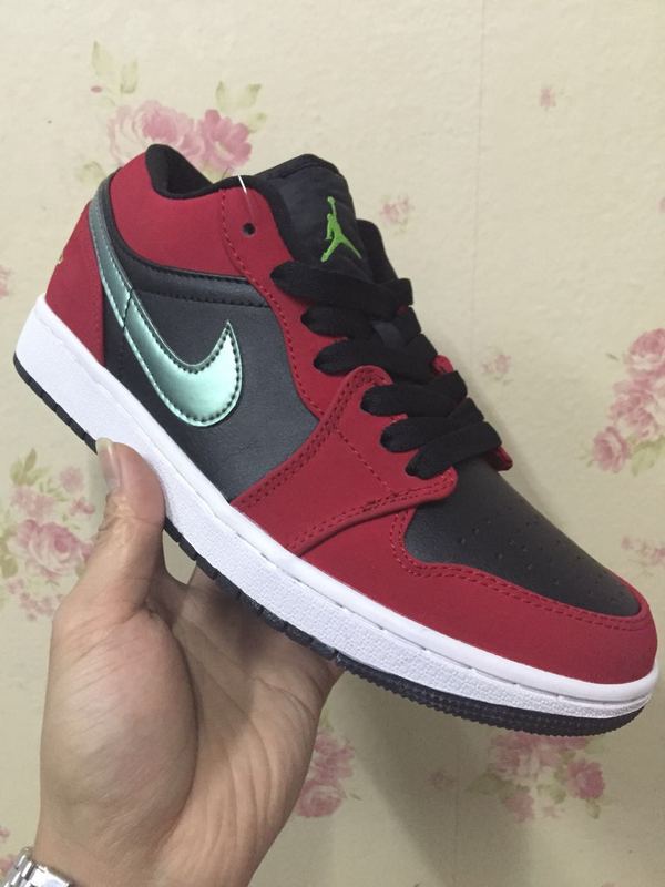 New Air Jordan 1 Low Hare Red Black Shoes - Click Image to Close