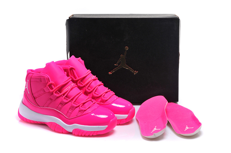 New Air Jordan 11 Hot Pink Shoes For Women