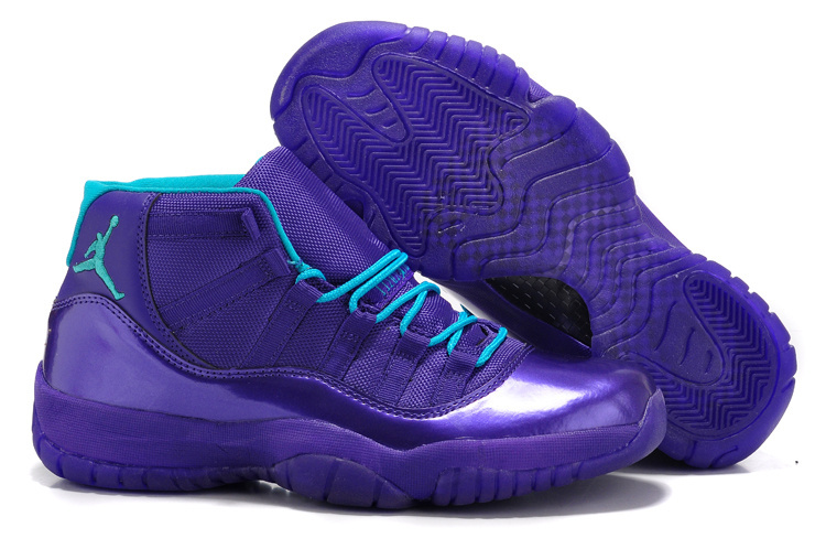 New Air Jordan 11 Retro Purple Blue Shoes