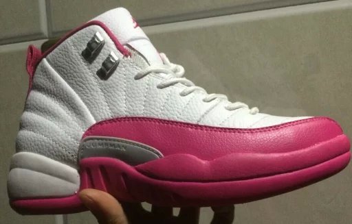New Air Jordan 12 Valentine Day White Pink Shoes