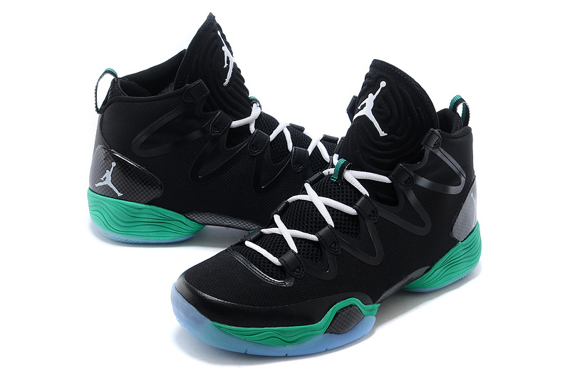 New Air Jordan 28 SE Black Green Shoes - Click Image to Close