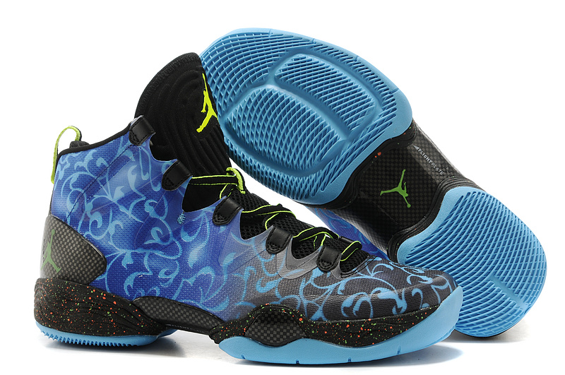 New Air Jordan 28 SE Blue Black Shoes