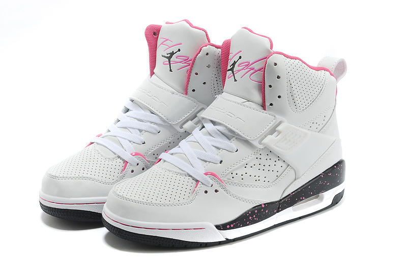 New Air Jordan Flight 4.5 White Pink Shoes
