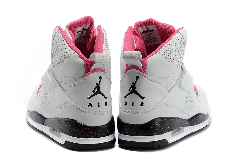 New Air Jordan Flight 4.5 White Pink Shoes - Click Image to Close
