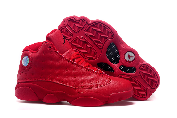 New All Red Air Jordan 13 Retro Shoes