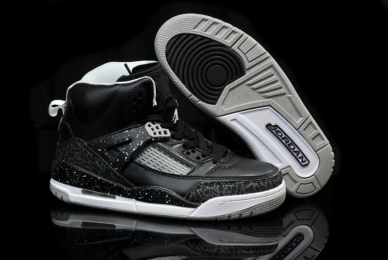 New Arrival Womens Air Jordan 3.5 All Black White Shoes - Click Image to Close