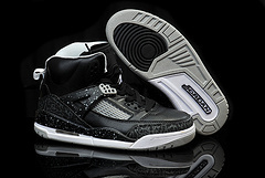 New Kids Air Jordan Spizike Black Grey Shoes - Click Image to Close