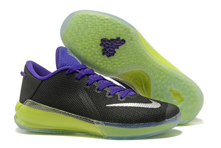 Latest Nike Kobe Venomenon 6 Black Purple Yellow Basketball Shoes