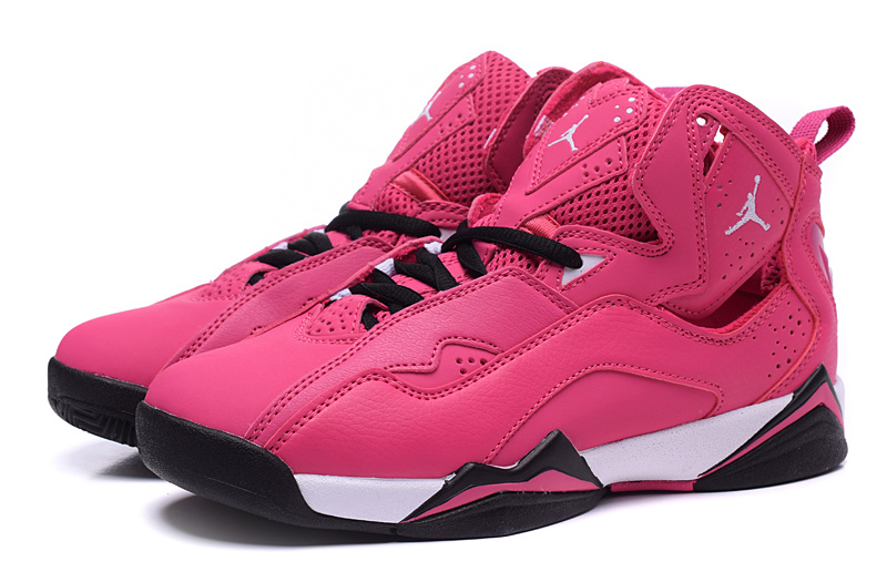 pink and black girl jordan shoes