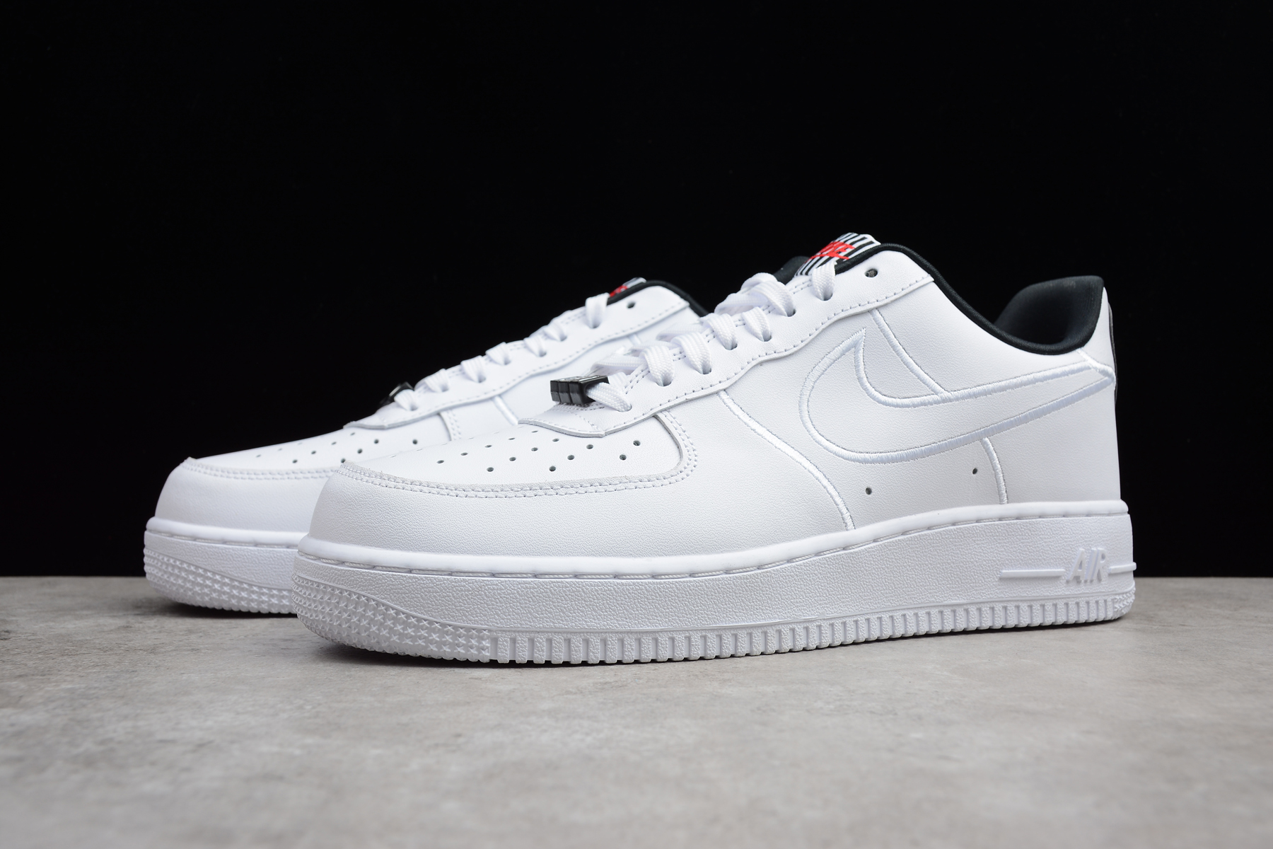 Nike Air Force 1 Low Valentines Day White White Black - Click Image to Close
